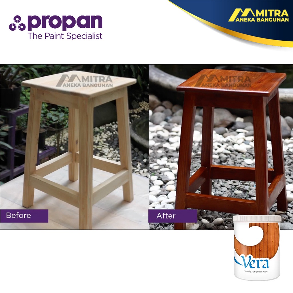 Jual Pernis Kayu Propan Vera Wood Stain Propan Cat Kayu Vernis Pelitur Plitur Politur Propan 8012