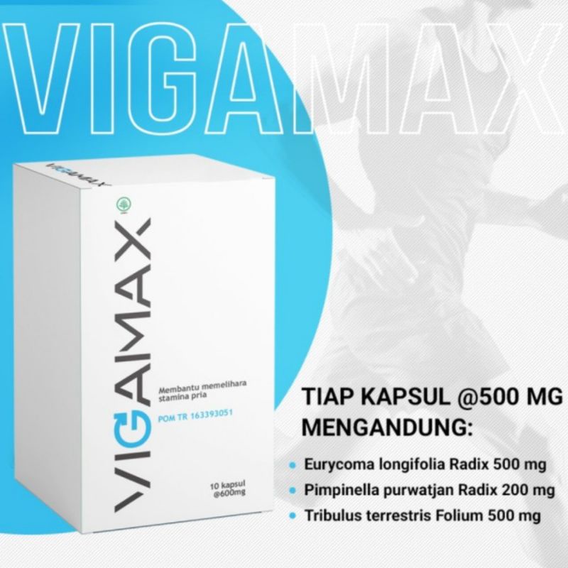 Jual Vigamax Capsul 100 Bpom Original Asli Garansi Suplemen Herbal