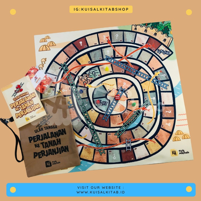 Jual Yy0736 Ular Tangga Alkitab Games Kristen Permainan Anak Kristen
