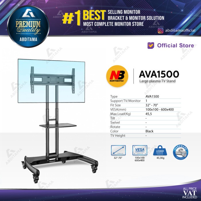 Jual Bracket Tv Monitor Led Lcd North Bayou Nb Ava Nb Ava