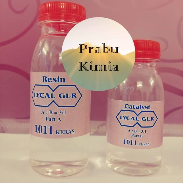 Jual RESIN LYCAL 1011 BENING KERAS PAKET 120GR | Shopee Indonesia