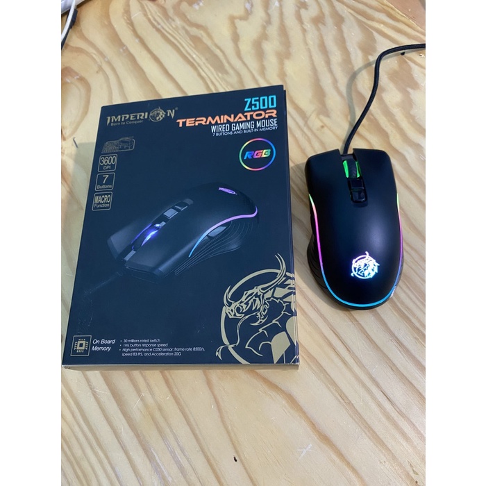 Jual Imperion Terminator Z500 Macro Wired Gaming Mouse | Shopee Indonesia