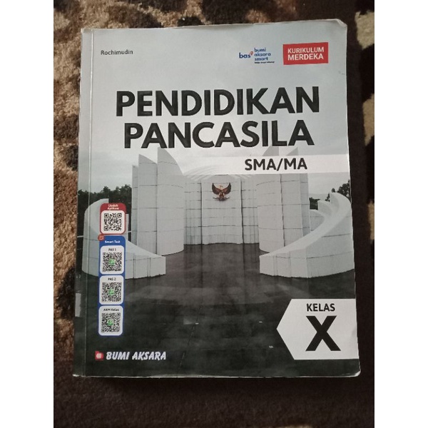 Jual Buku Paket Pendidikan Pancasila Untuk Kelas Sma Ma Kurikulum