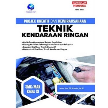 Jual Buku Proyek Kreatif Dan Kewirausahaan Teknik Kendaraan Ringan SMK ...