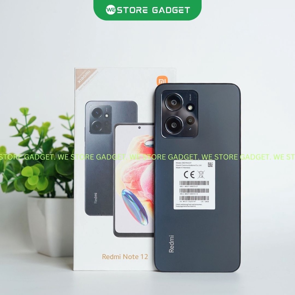 Jual REDMI NOTE 12 6/128GB & 8/128GB SECOND FULLSET RESMI | Shopee ...