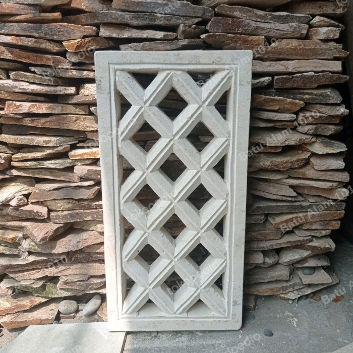 Jual Batu Alam Roster Paras Ukir 30x60 cm | Shopee Indonesia
