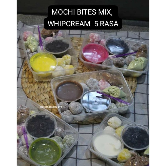 Jual MOCHI BITES BANYAK RASA | MOCHI BITES MEDIUM | MOCHI COCOL | MOCHI ...
