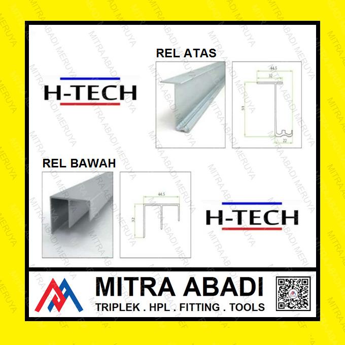 Jual Roda 2 Pintu Rel 2 Meter H-Tech Sliding Bukan Topline 22 Top Line ...