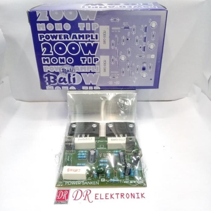Jual Kit Power Ampli Amplifier SANKEN mono tip 200w watt bali | Shopee