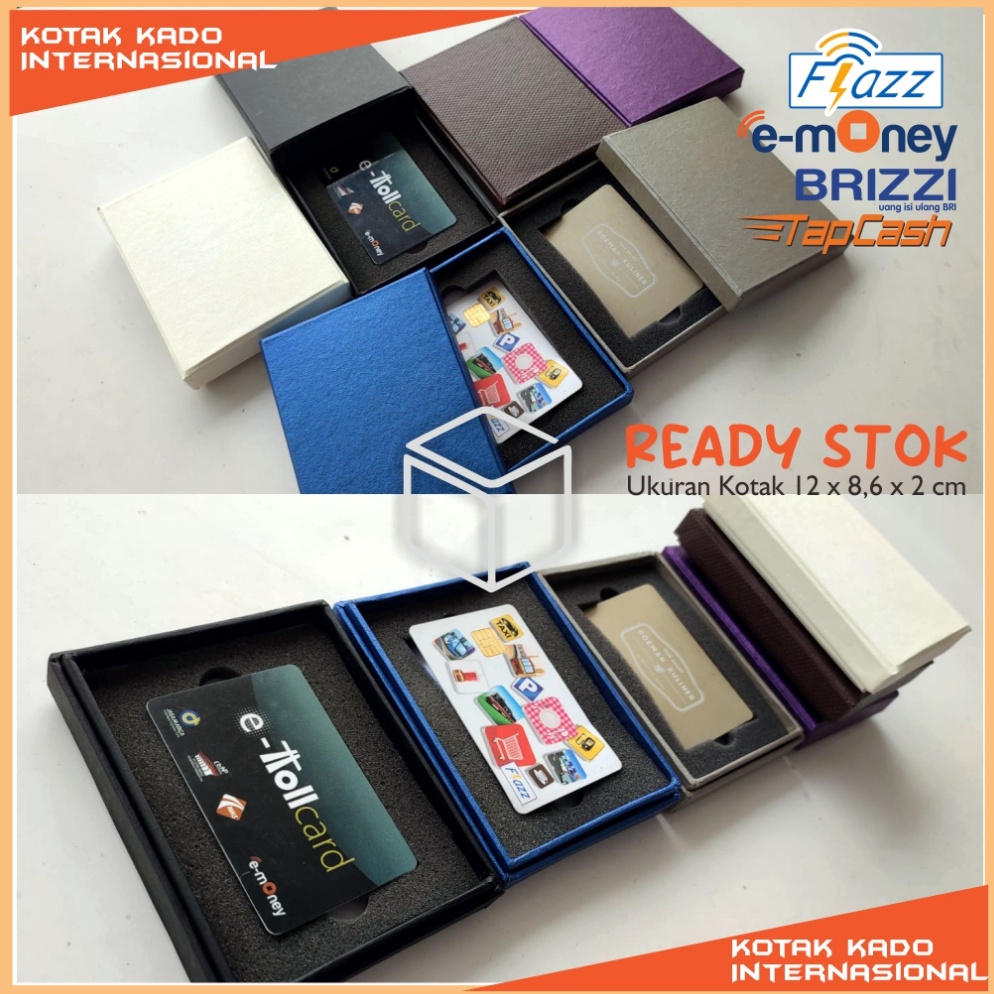 Jual Hanya hari Ini Kotak kartu box emoney flazz etoll brizzi giftset ...