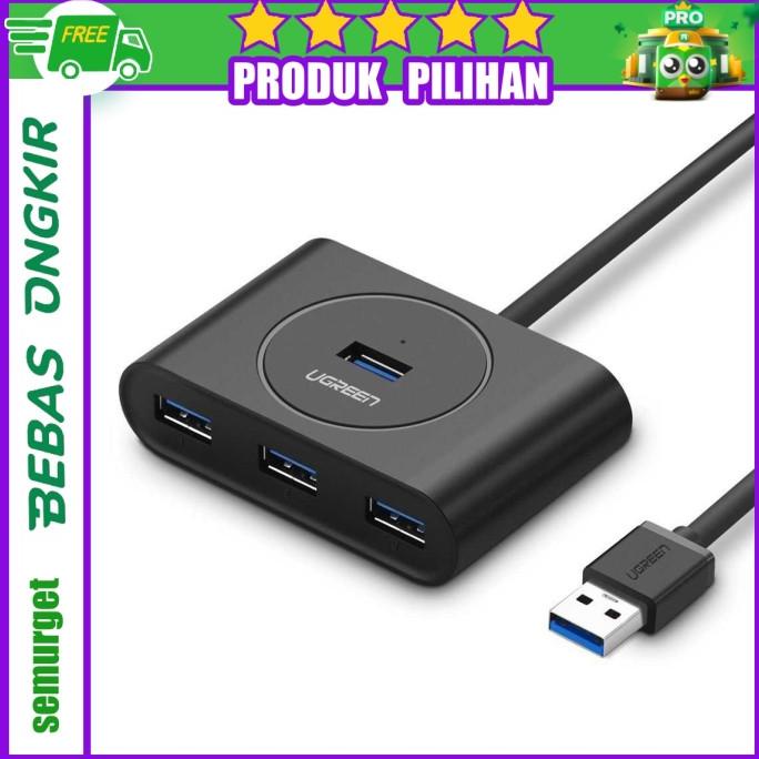 Jual UGreen USB Hub 4 Port USB 3.0 - Hitam | Shopee Indonesia