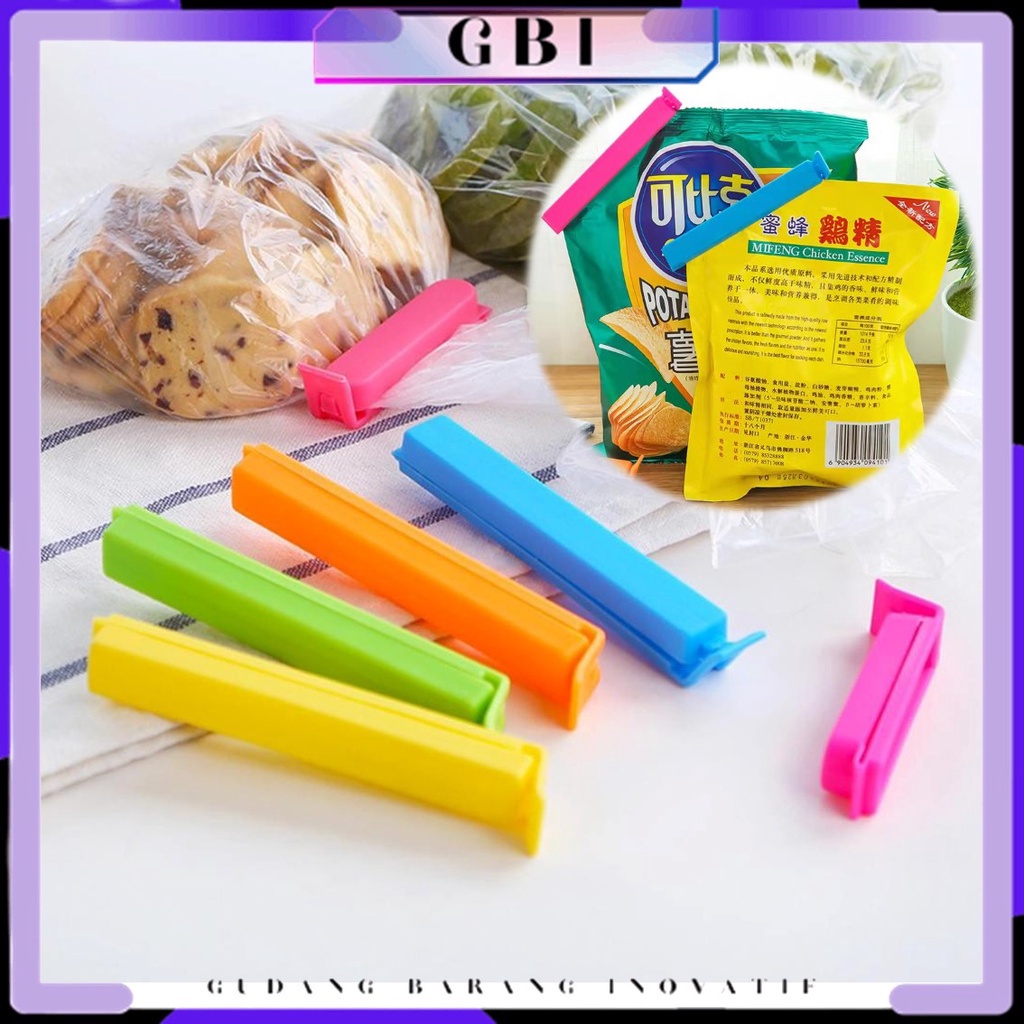 Jual Gbi Clip Food Penjepit Plastik Bungkus Makanan Klip Sealing Snack Sealer Segel Jepit Ringan 0212