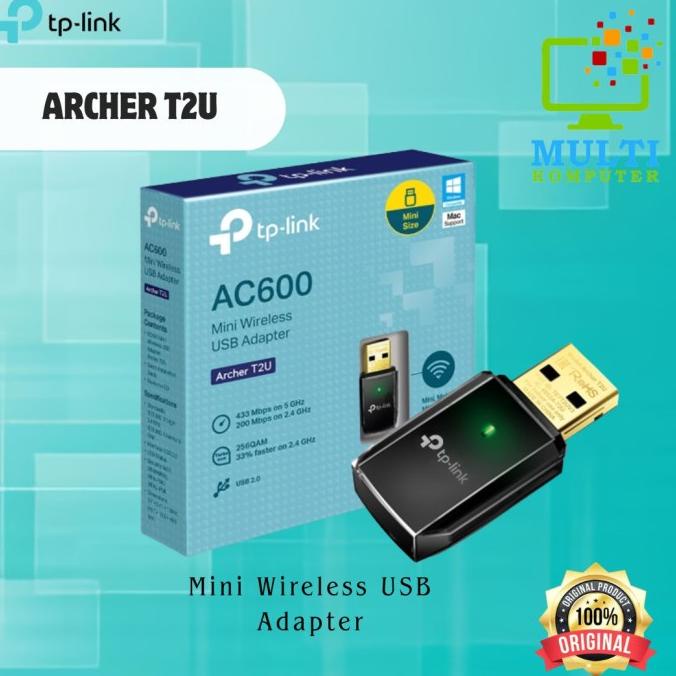 Jual TP-Link Archer T2U Plus AC600 High Gain Wireless Dual Band USB ...