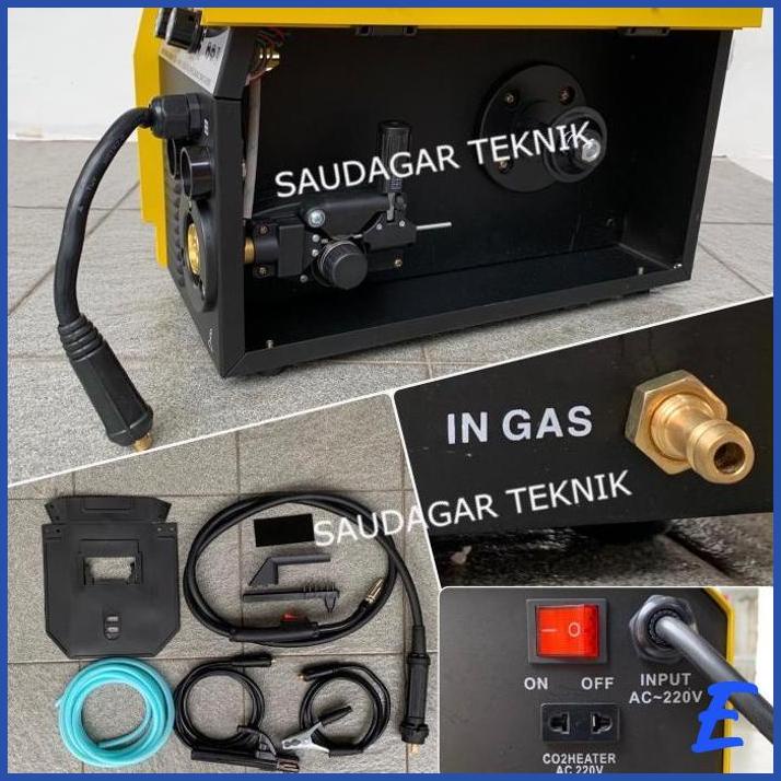 Jual MESIN LAS MIG 160A MAG TIG ARGON 160 BENZ 2 IN 1 GAS TANPA GAS CO2 ...