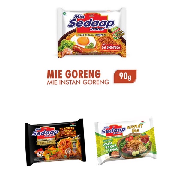 Jual Sedap Mie Goreng All Varian Gr Shopee Indonesia