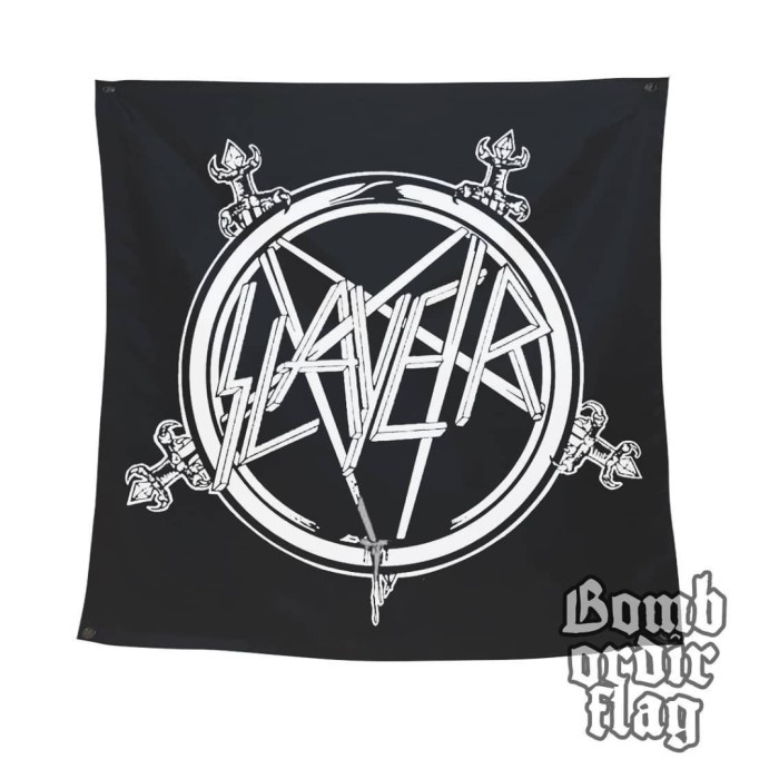 Jual Best Seller Slayer Flag Flag (Band Flag/Poster Flag) | Shopee ...