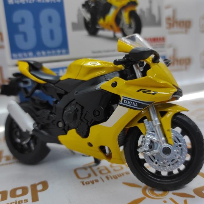1/18 Yamaha YZF-R1 Moto Giocattolo Diecast In Metallo - Foto 12
