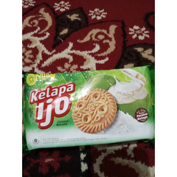 Jual Nissin Biskuit Kelapa Ijo 280 Gr Nissin Coconut Biscuit 280 Gr