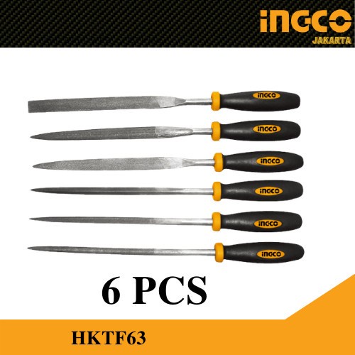 Jual Kikir Besi File Set 6 Pcs Ingco | Shopee Indonesia