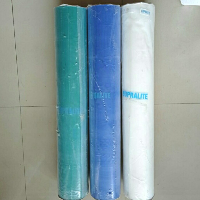 Jual Fiber plat rata / Plastik tutup pagar meteran polos bukan ecoplas ...
