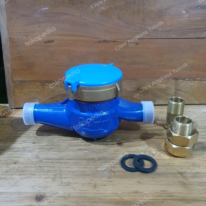 Jual Flow Meter Mm Meteran Air Water Meter Inchi Termurah Shopee Indonesia