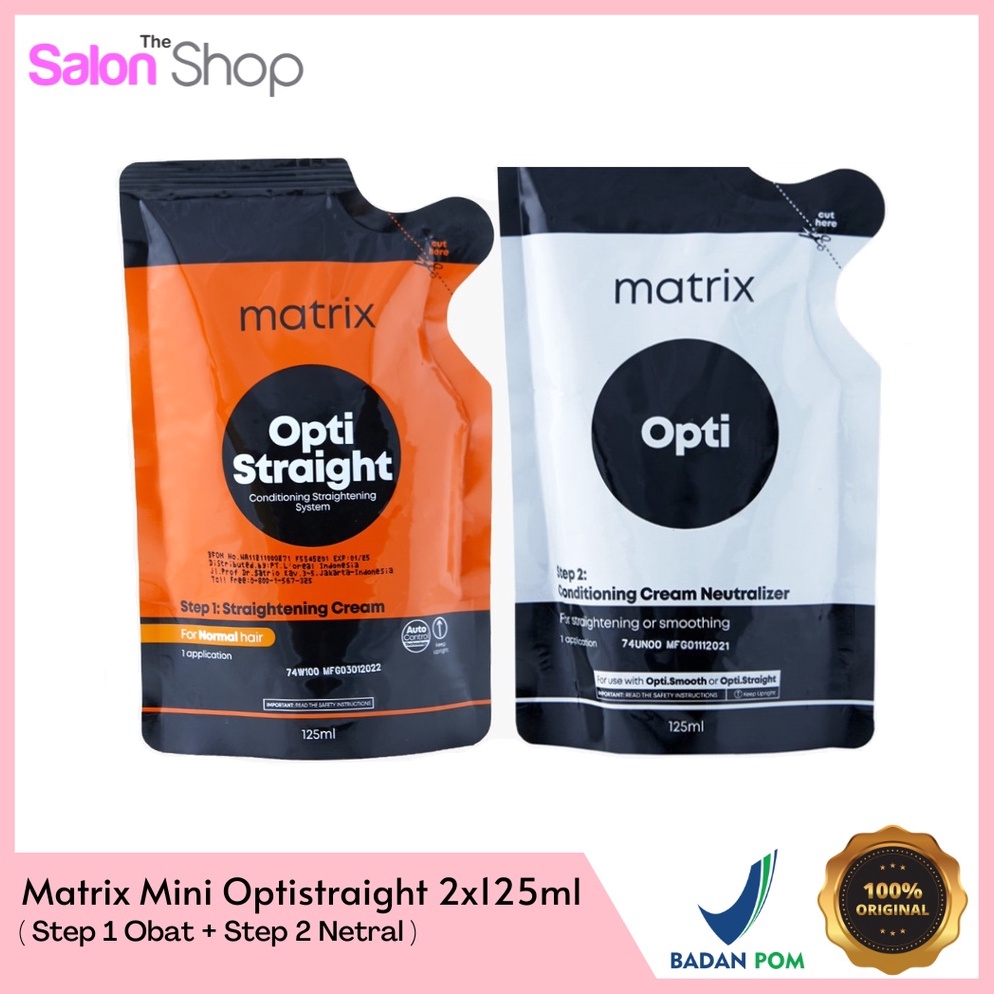 Jual Id v2V6h Matrix Mini Opti Straight 125ml x 2 Matrix Smoothing ...