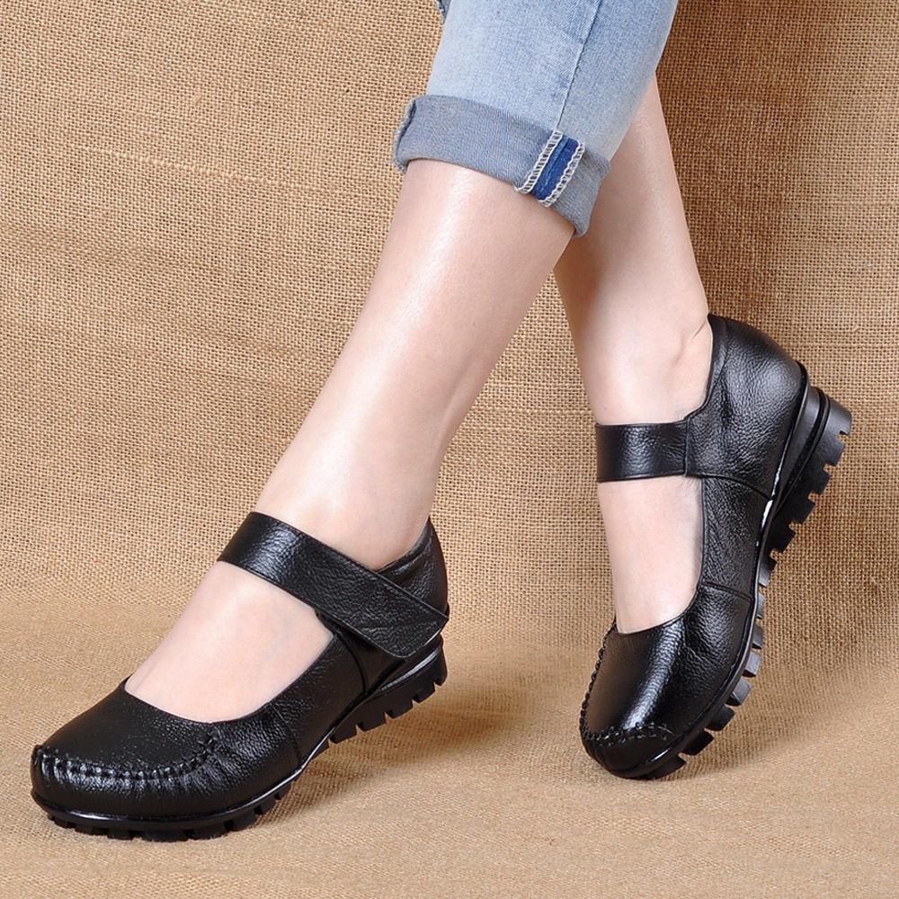 Jual ❤Japanese School Uniform Shoes Women Flats Mary Jane Shoes