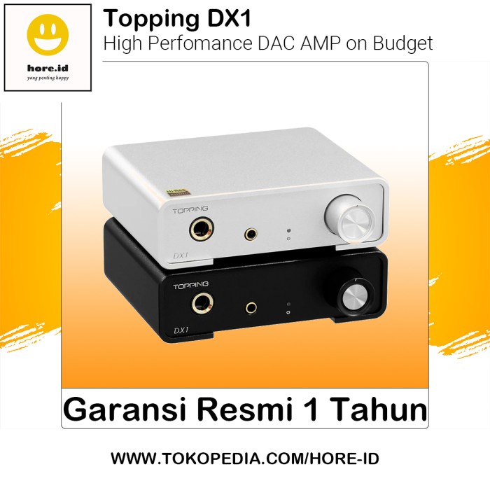 Jual TOPPING DX1 HEADPHONE AMP AK4493S HI-RES DAC SUPPORT DSD256 PCM384 ...