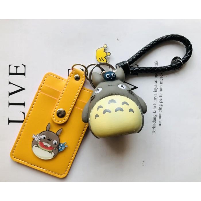 Jual Id Card Holder Totoro/ Gantungan Kartu /Lanyard/ Name Tag/Tempat
