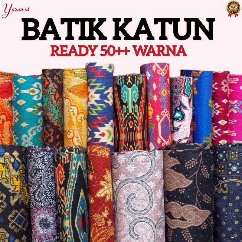 Jual Batik Katun dan Sutra Embos Premium Lebar 1.2m Kain Rok Batik Baju ...