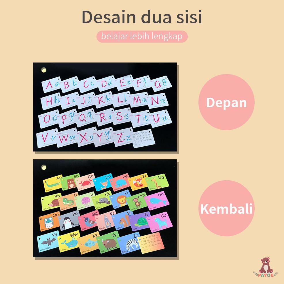 Jual Limited Payoe Flash Card Abjad Flash Card Edukasi Anak/Kartu
