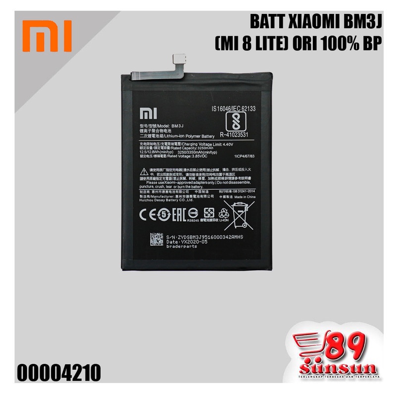 Jual BATERAI XIAOMI BM3J (MI 8 LITE) | Shopee Indonesia