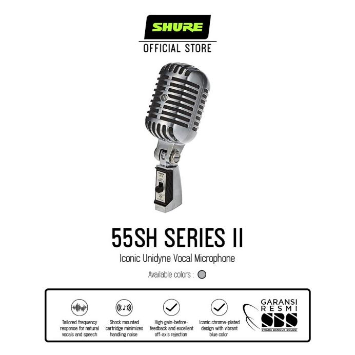 Jual SHURE 55SH SERIES II NEW!! | Shopee Indonesia