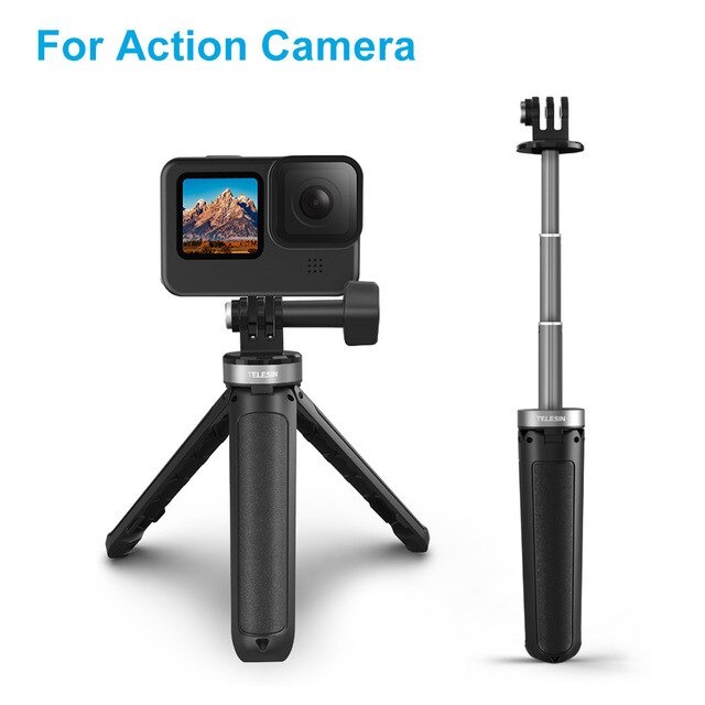 TELESIN Mini Tripod Tongsis Selfie Stick GoPro Camera Original