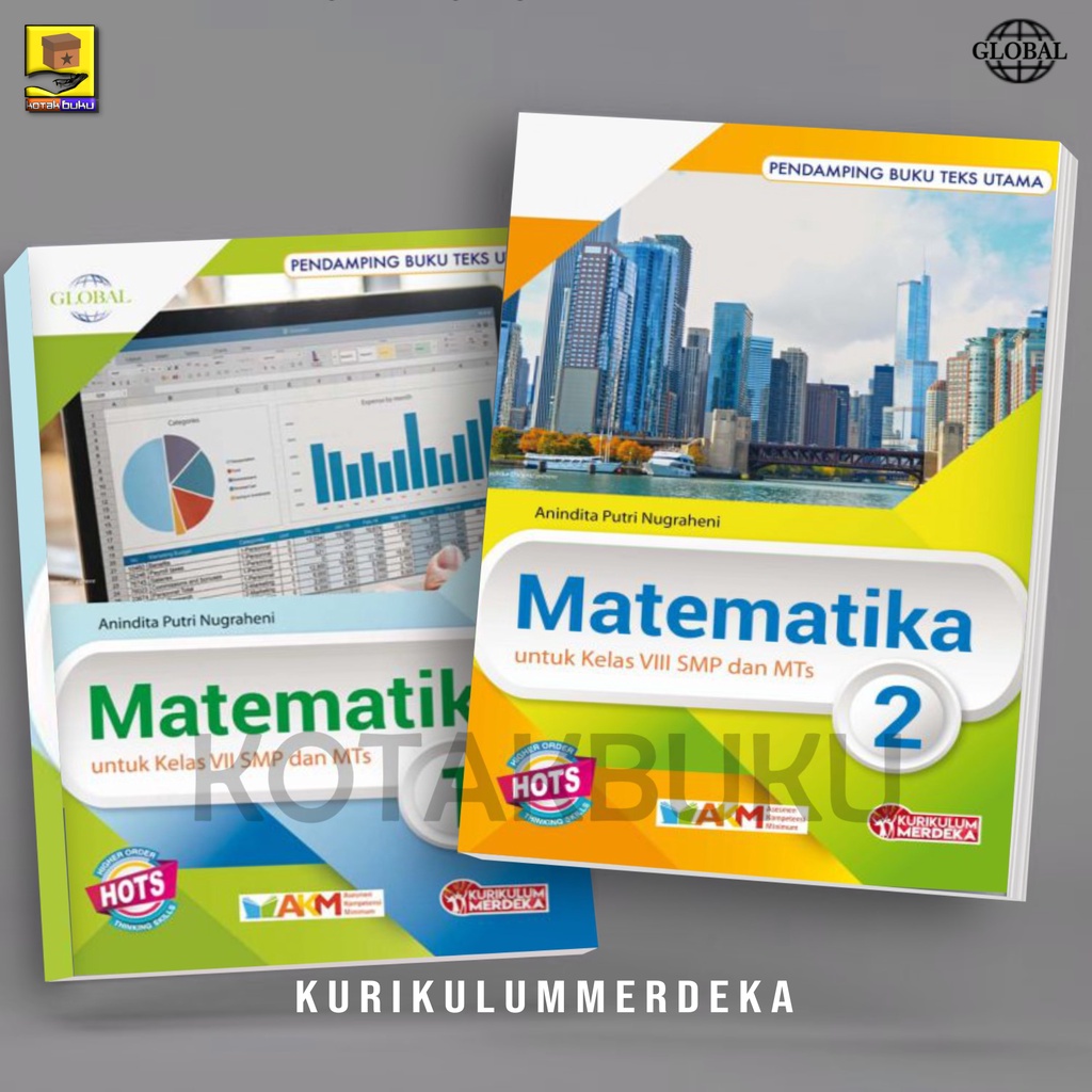 Jual Buku Matematika Kelas 7 8 SMP / Matematika SMP / Kurikulum Merdeka ...