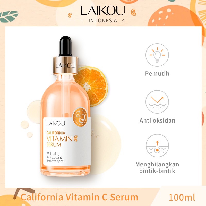 Jual LAIKOU Vitamin C Serum Mengencangkan Pori-Pori Memudarkan Noda ...