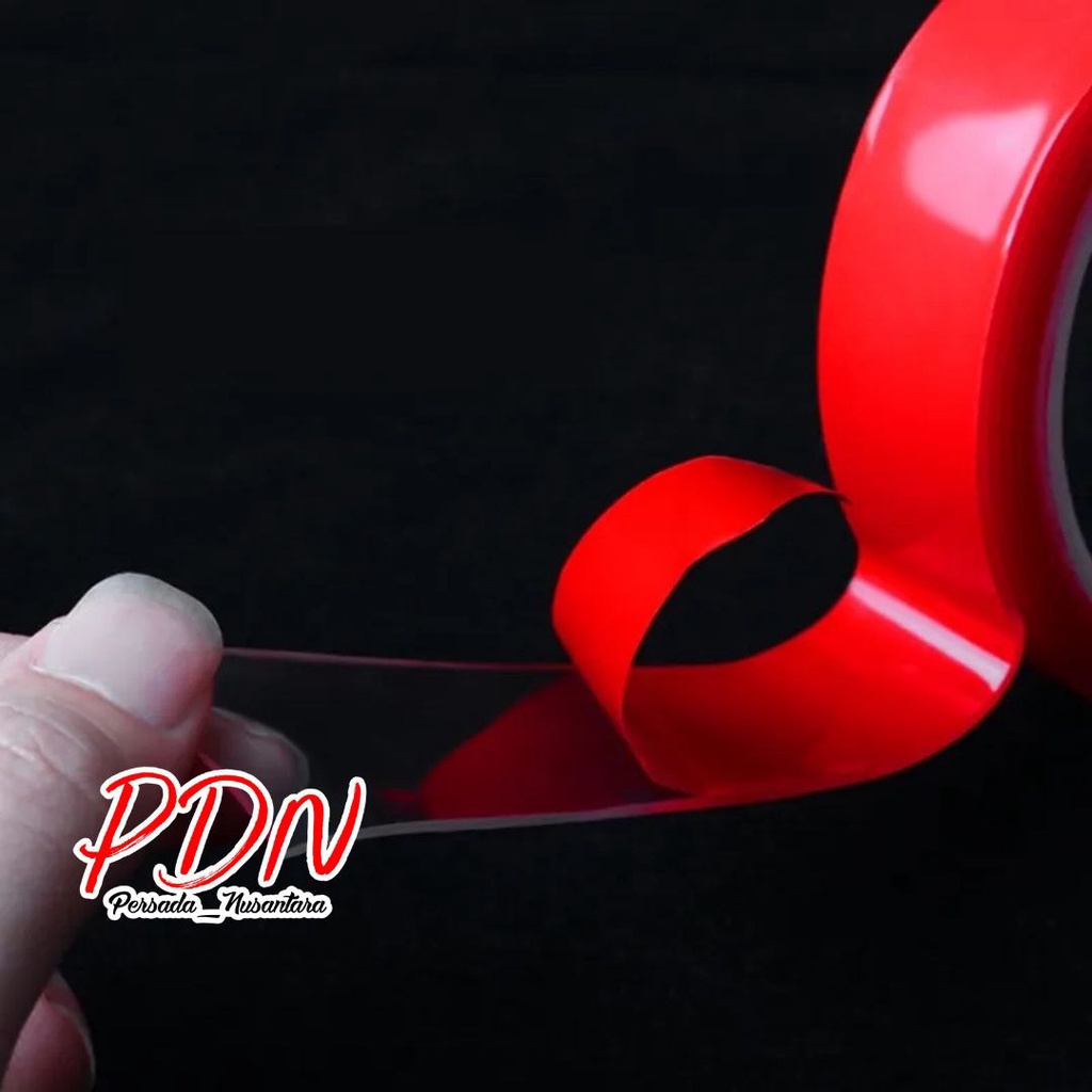 Jual DOUBLE TAPE DOBEL TIP BENING 3M LEM SUPER KUAT TRANSPARAN ACRYLIC ...