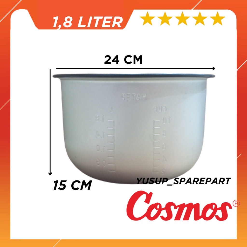Jual PANCI TEFLON RICE COOKER MEJIKOM 1,8 LITER UMUM COSMOS Shopee