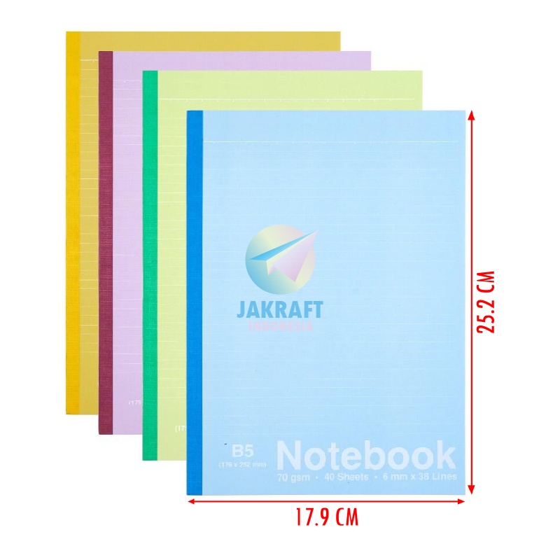 Jual 1 Pcs Buku Tulis B5 Joyko Nb 705 Notebook Catatan Bergaris Isi