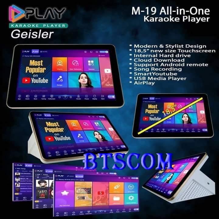 Jual PLAYER KARAOKE GEISLER PLAY M19 M 19 YOUTUBE TOUCHSCREEN