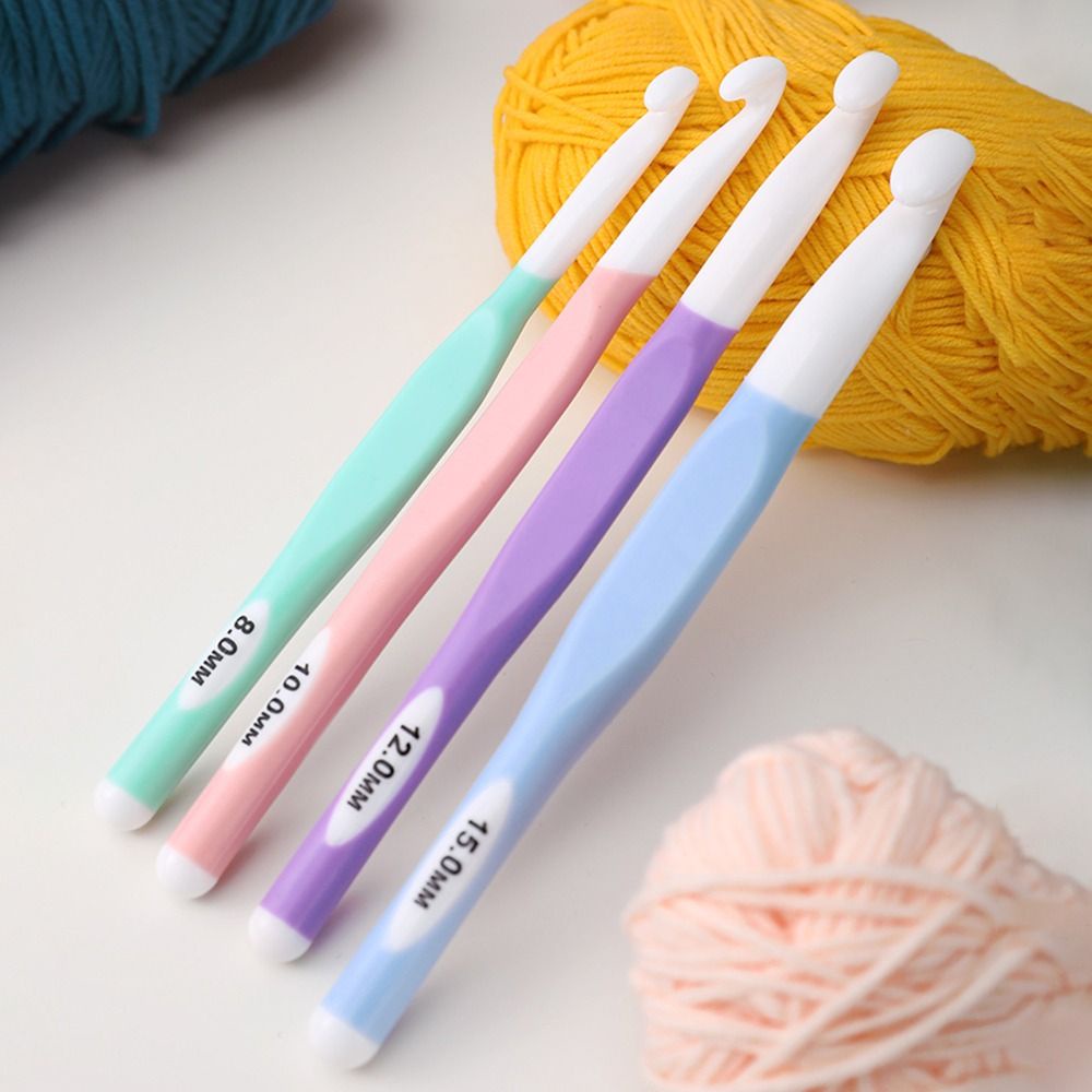 Jual Jarum Rajut/Hakpen/Crochet Hook Jumbo Plastik Satuan | Shopee ...