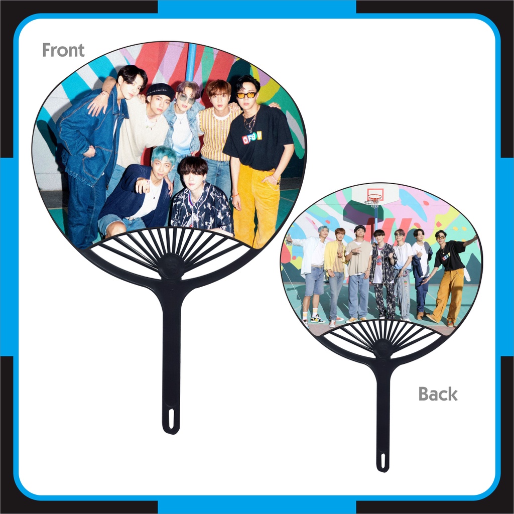 Jual Ready Stock Kipas Kerang Bts J Hope Jimin Jin Jungkook Rapmon Suga Taehyung