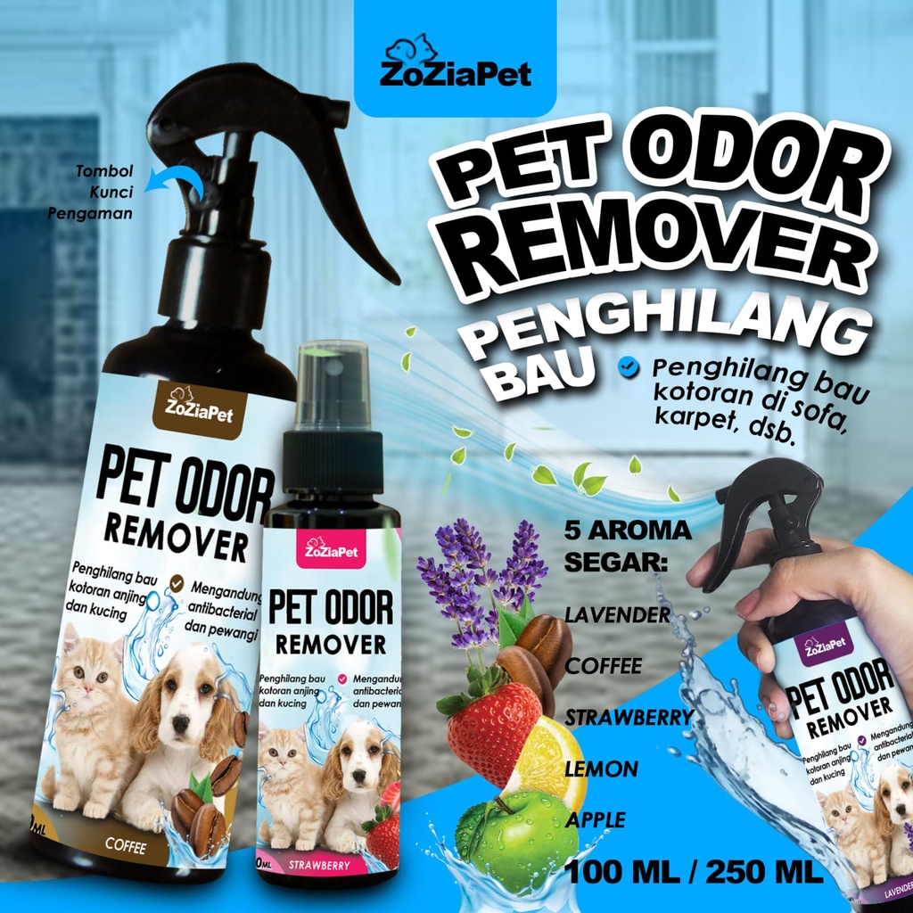 Jual Pengilang Bau ZOZIAPET PET ODOR REMOVER 100ML | Shopee Indonesia