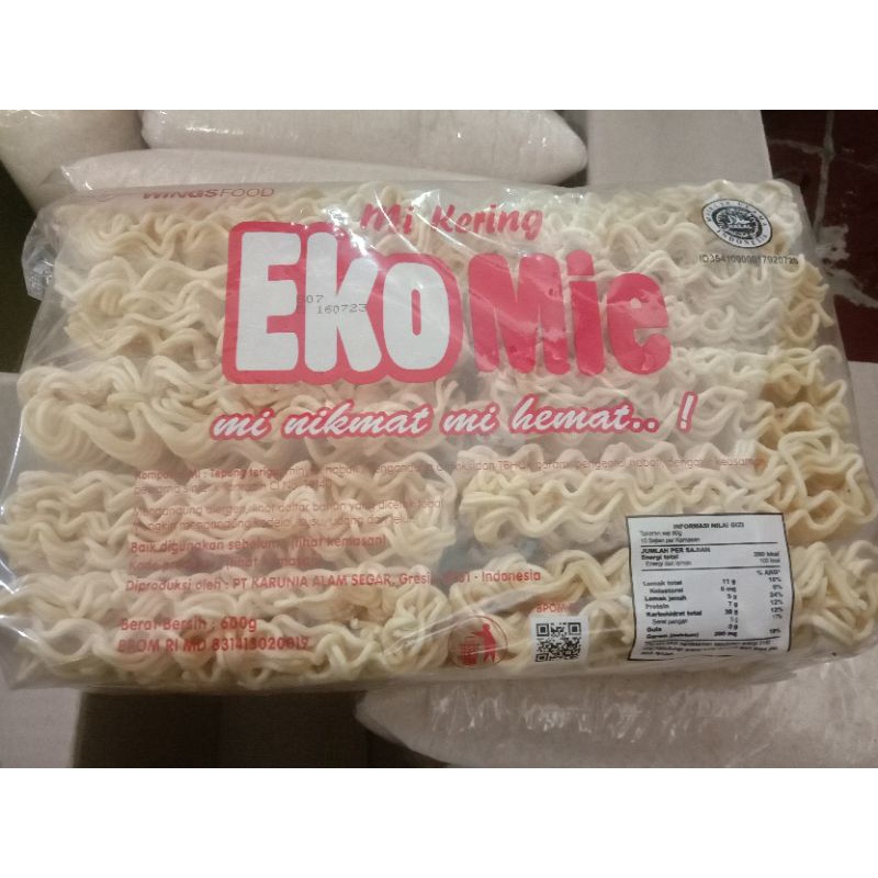 Jual Mie Kering Ekomie 600gr Mie Bakso Shopee Indonesia