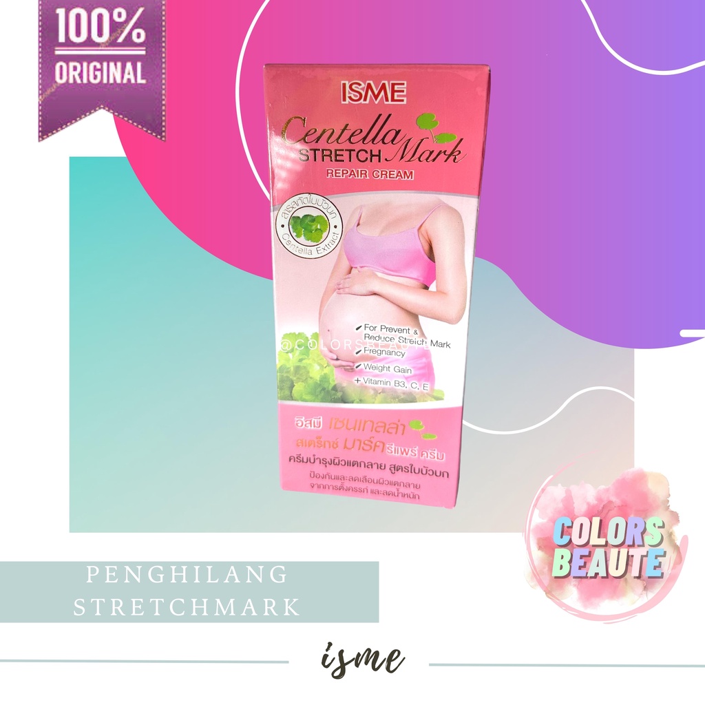 Jual ISME Centella Stretch Mark Repair Cream / cream penghilang Stretch