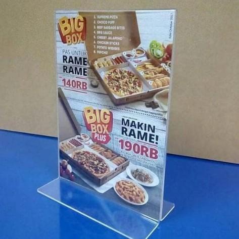 Jual Akrilik Display Menu Resto A4 | Shopee Indonesia