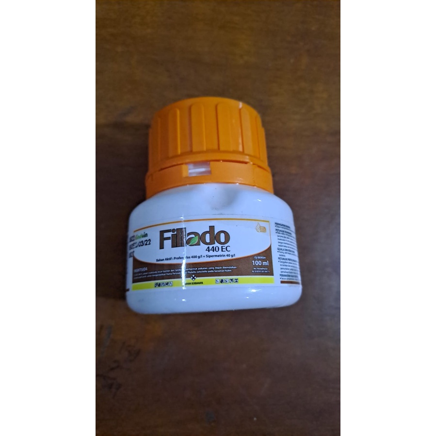 Jual FILLADO 100ML INSEKTISIDA 440EC PROFENOFOS 400g/l+SIPERMETRIN 40g ...
