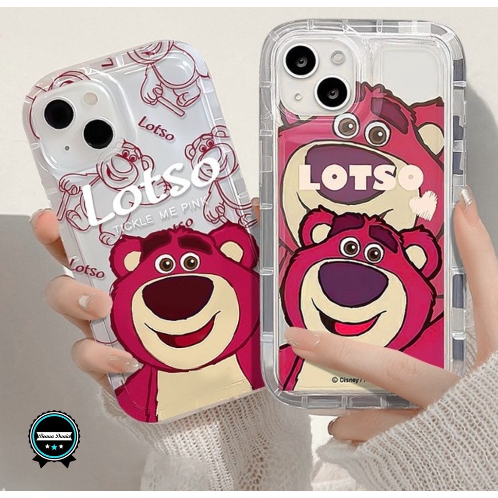 Jual Ss809 Softcase Silikon Soft Case Casing Clear Tpu Cute Strawberry Lotso For Oppo A55 4g A57 9822