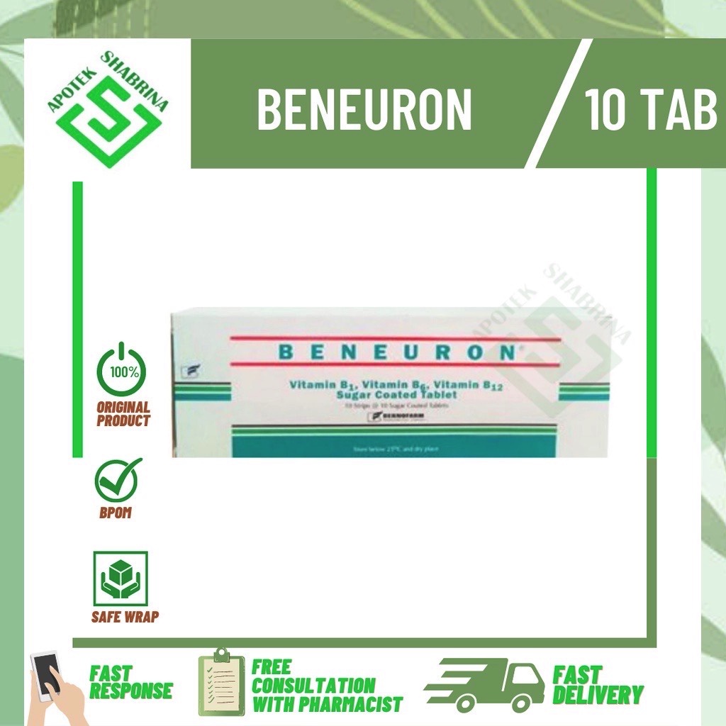 Jual Beneuron/ Vitamin Neurotropik/ Memelihara Kesehatan Saraf | Shopee ...