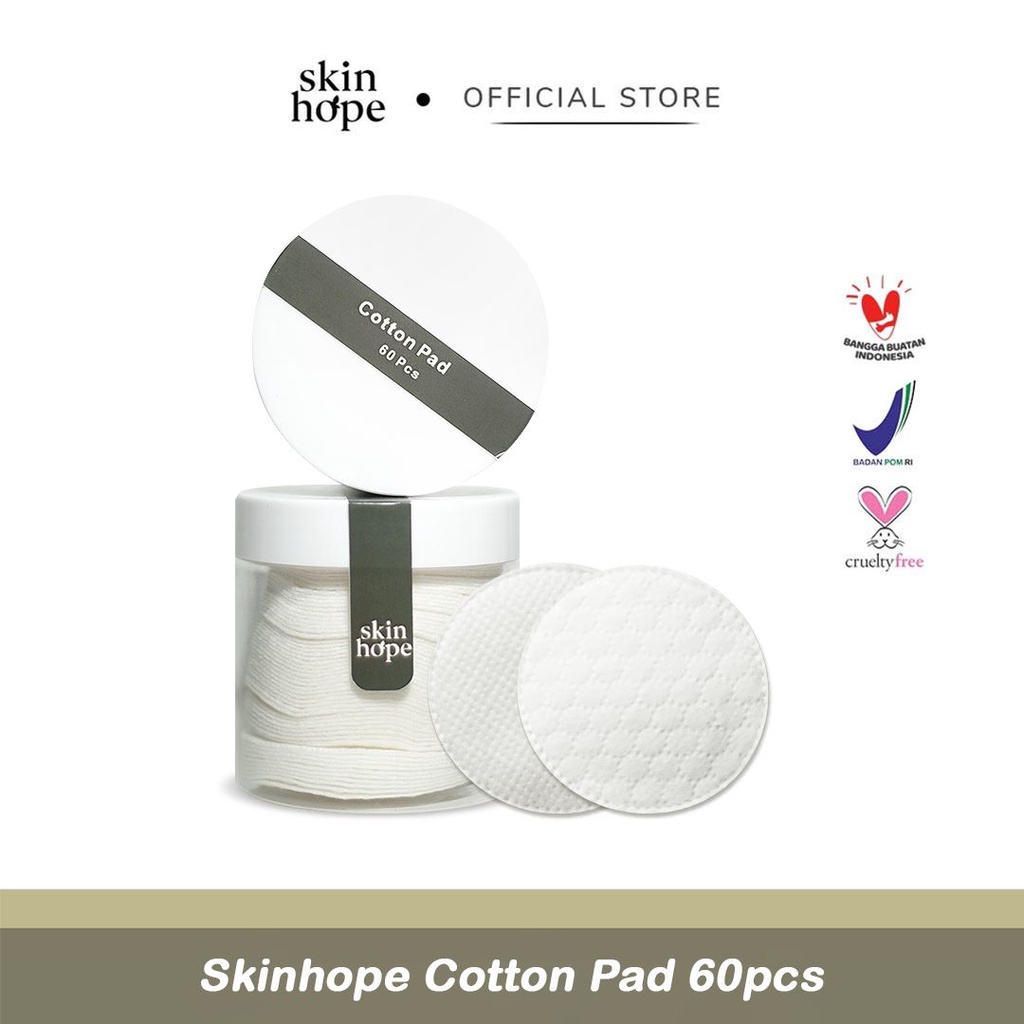 Jual SKINHOPE Cotton Pad / Kapas Toner / Kapas Pembersih Wajah Shopee